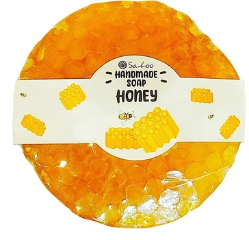 Мило ручної роботи "Мед" - Saboo Honey Handmade Soap 90g (1470072-33809737)
