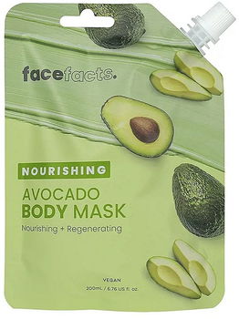Питательная маска для тела с авокадо - Face Facts Nourishing Avocado Body Mask 200ml (1223229-149459)