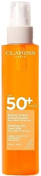 Солнцезащитный спрей SPF50+ - Clarins Glowing Sun Care Mist 150ml (1286752-234850406-2)