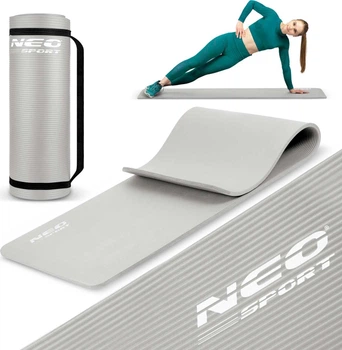 Килимок для тренувань Neo Sport 183 x 60 см 192200 сірий (5903890606145)