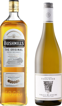 Виски Bushmills Original 6 лет выдержки 1 л 40% + Вино Calmel & Joseph Villa Blanche Viognier 2023 белое сухое 0.75 л 13% (5055966801081+3760044791858)