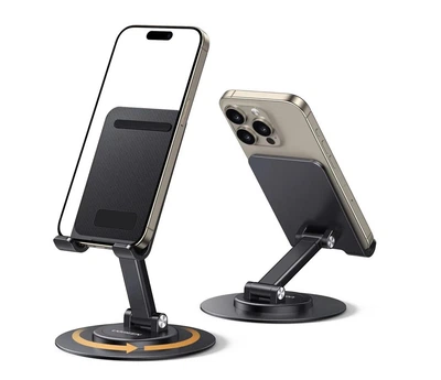 Подставка для телефона UGREEN LP805 Swivel & Foldable Multi-Angle Phone Stand Black (35152)