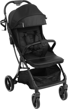 Прогулянкова коляска Kidnort Fjällräv Чорна (5902983624189)
