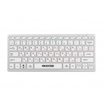 Клавіатура Maxxter KBW-C01S-UA Silver Store