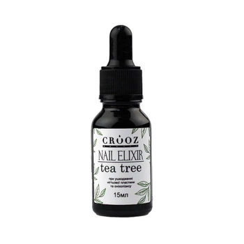 Засіб для нігтів та шкіри Crooz Nail Elixir Tea Tree для лікування оніхолізису з олією чайного дерева 15 мл