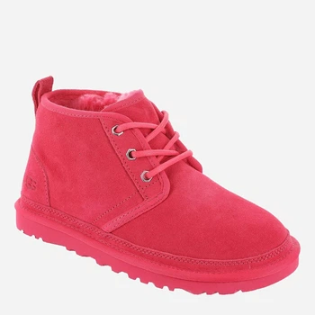 Женские зимние ботинки замшевые низкие UGG Neumel 1094269 37 (6US) 23.5 см Розовые (196565762115)
