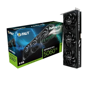 Видеокарта GF RTX 5060 Ti 8GB GDDR7 Infinity 3 Palit (NE7506T019P1-GB2062S)