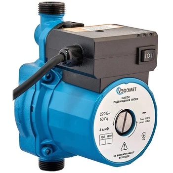 Насос підвищення тиску VODOMET з мокрим ротором GRS 12/10W 160Вт 2.3м³/ч Hmax 10 1" VO4193