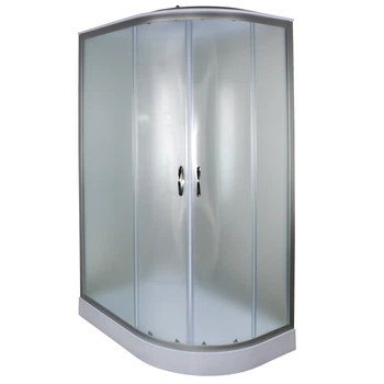 Душевой бокс BRAVO c поддоном левосторонний Rega L120FFSL 120x80x215см матовый витраж 4 мм профиль сатин 000029096