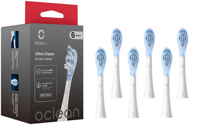 Насадки для електричної зубної щітки Oclean Ultra white clean UC03, 6 шт