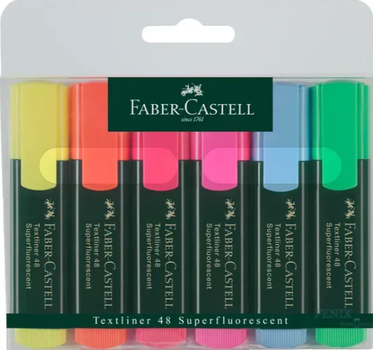 Набір маркерів текстових 6кол. Faber-Castell 154806 пласт. уп. /154806/