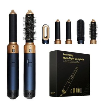 Фен стайлер із кейсом 5в1 Hot Air Styler BLUE
