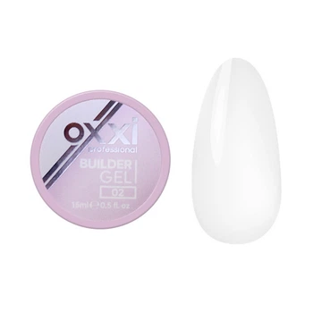 Гель для наращивания Oxxi Professional Builder Gel 02 молочный 15 мл