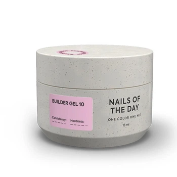 Гель строительный Nails Of The Day Builder Gel 10 розовый 15 мл