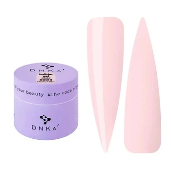Гель для моделирования DNKa Builder Gel Powerful Women 0019 Margaret мягкий нежно-розовый 15 мл