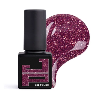 Гель-лак Jerden Proff 062 Crimson Shine світловідбиваючий сливовий 5 мл