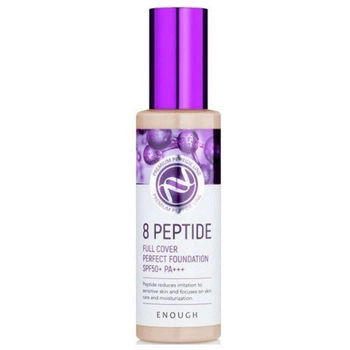 Тональное основание с пептидами Enough Premium 8 Peptide full cover perfect foundation №23 100 г (8809605870986)