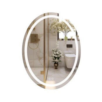Дзеркало Qtap Mideya (DC-F801) 600х800 з LED-підсвічуванням Touch, з антизапітнінням, диммером QT2078F801W