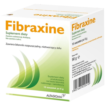 Дієтична добавка Alfasigma Fibraxine 15 пакетиків (5907464420410)