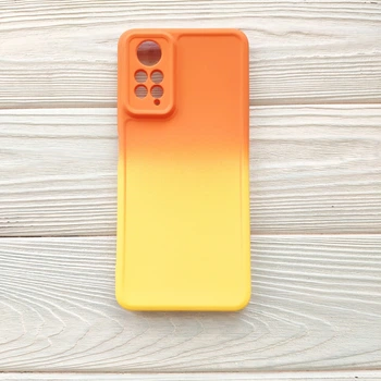 Чохол TPU Gradient для Xiaomi Redmi Note 11 Pro Orange-yellow