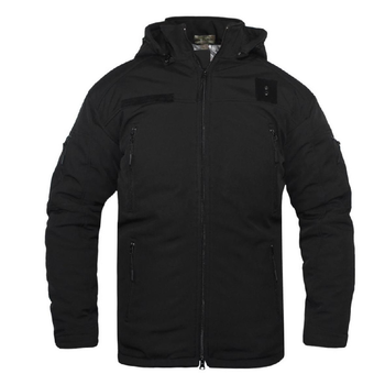 Зимова Куртка Поліція SoftShell із Капюшоном чорна розмір S