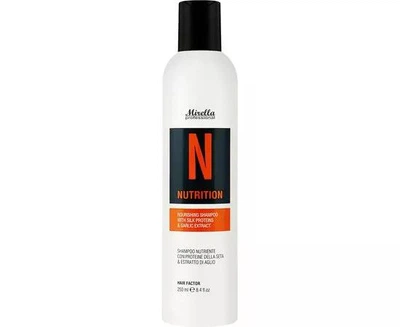Поживний шампунь з протеїнами шовку та екстрактом часнику Mirella Professional Nutrition Nourishing Shampoo 250 мл