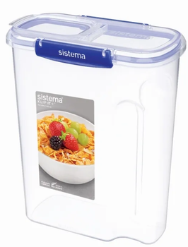 Кухонний контейнер для сипучих продуктів Sistema синій 4.2 л (9414202012500)