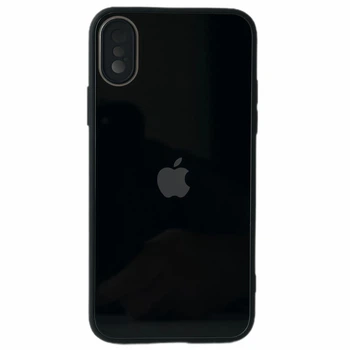 Чехол Glass Case Black для Apple iPhone X / XS