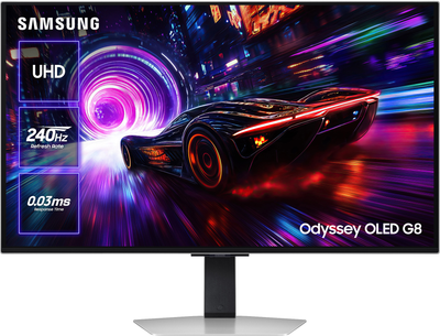 Монітор 32" Samsung Odyssey OLED G8 G81SF 4K 240Hz Gaming Monitor (LS32FG812SIXCI)
