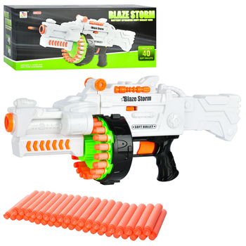 Автомат іграшковий Blaze Storm стріляє м'якими кулями на присосках 52 см
