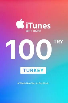 Подарочная карта iTunes Apple / App Store Gift Card на сумму 100 TL (TRY), (Регион Турция)