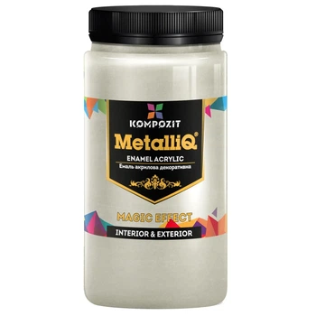 Емаль акрилова METALLIQ KOMPOZIT Перлина 0.9кг