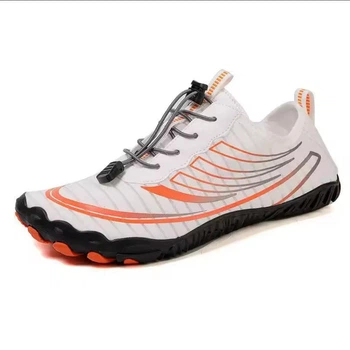Обувь для пляжа и кораллов аквашузы Diving shoes белые со шнурками 36 ( 23,2 см ) 311