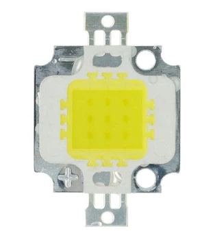Сверхяркий светодиод led 10w 9-12v белый теплый