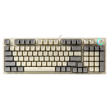 Игровая механическая клавиатура TWolf T50 Blue Switch c RGB подсветкой 97 клавиш/ может работать в 12 режимах White