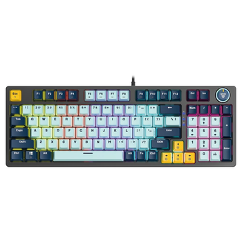Игровая механическая клавиатура Fantech ATOM81 MK875V2 Red Switch USB/Type-C проводная/функция Anti Ghosting для 26 клавиш Sky Blue