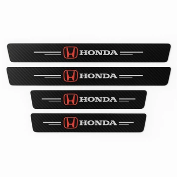 Плівка захисна на пороги Honda – Карбон 4D (набір 4 шт)