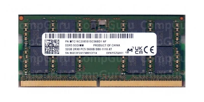Оперативна пам'ять DDR5 SDRAM Micron - купити в Києві: ціна
