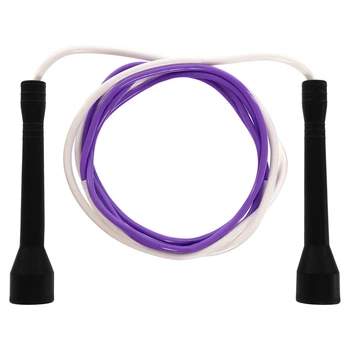 Скакалка SP-Sport FI-8634 2,8м Фиолетовый-белый