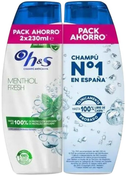 Szampon przeciwłupieżowy Head & Shoulders Menthol Fresh 2 x 330 ml (8700216474177)