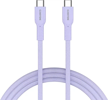 Kabel Canyon OnWire 60CL C-C 60W COLOR Braided 1 m Purple (5291485018658)