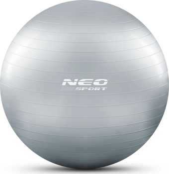 Piłka Neo Sport do cwiczen 75 cm ns 952 srebrna (5903890606220)