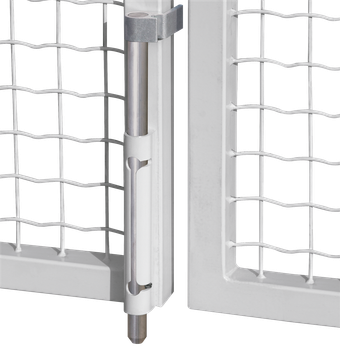 Вертикальный засов со стержнем из стали горячей оцинковки Locinox RAL 9010 VSF-9010