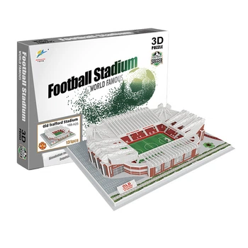 Футбольный картонный конструктор Олд Траффорд Old Trafford Stadium Манчестер Юнайтед Manchester United