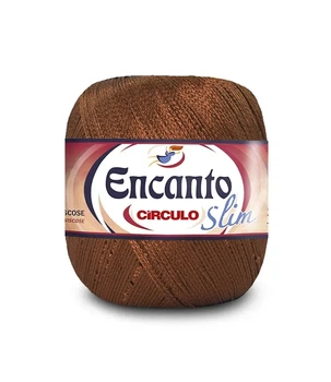 7852 ENCANTO SLIM пряжа (100% віскоза, 100гр. 240м ), коричневий