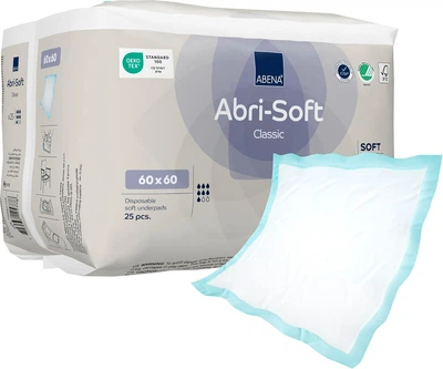 Одноразові пелюшки Abena Abri-Soft Classic 60×60 см ABENA (4119)