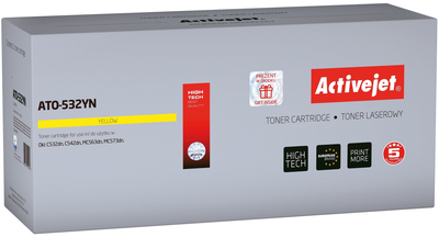 Toner Activejet ATO-532YN do OKI 46490401 Yellow