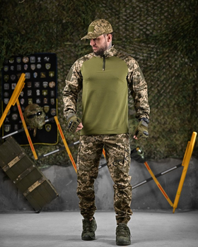 Тактический летний комплект 3 в 1 штаны, бейсболка, UBACS Tactical Combat Пиксель L