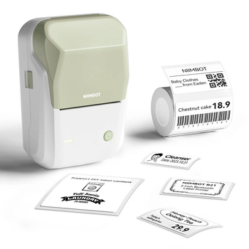 Термопринтер для печати наклеек NIIMBOT B1, Green