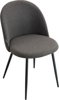 Стілець для кухні та вітальні Homla AMPLA 47 x 56 x 78 см Dark Grey (5906496741944)